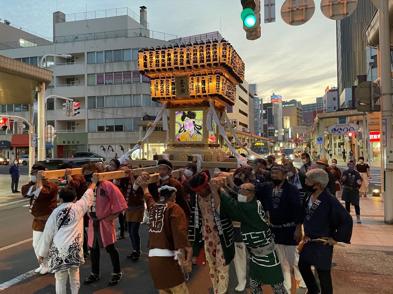 三之宮御披露目渡御1日目の様子6